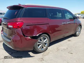 2015 Kia Sedona SX-L with VIN KNDME5C16F6032655, listed as a IAAI auction lot 42034681 with 84,426 mi miles and . Bid and sale history available at DreamBid. Image 4.