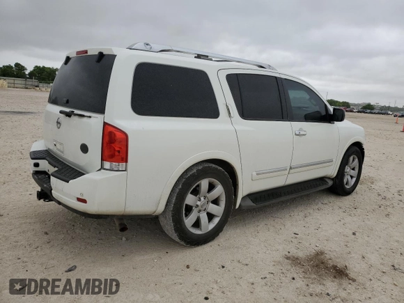2014 Nissan Armada SV z VIN 5N1BA0ND9EN610504, wystawiony jako Copart lot #53310295 z przebiegiem 133 166 mil mil oraz Szkoda całkowita • Salvage title. Historia ofert i sprzedaży dostępna na DreamBid. Obrazek 3.