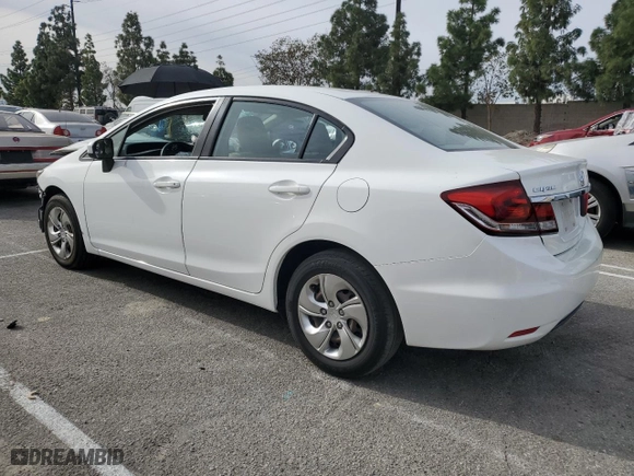 2015 Honda Civic Sedan LX with VIN 19XFB2F56FE238938, listed as a Copart auction lot 84294574 with 41,228 mi miles and Salvage Title. Bid and sale history available at carsss.com. Image 2.