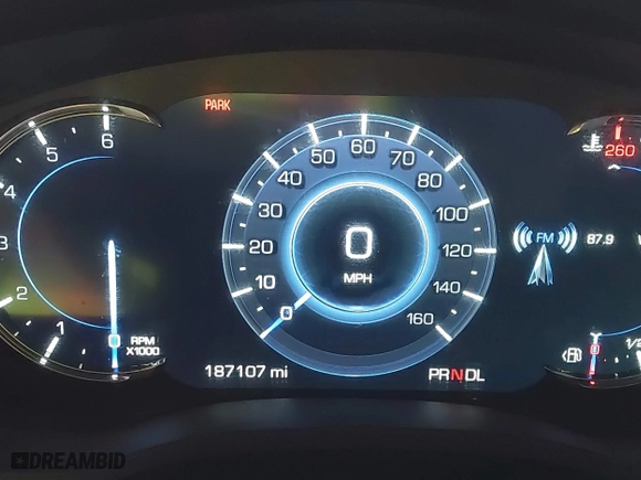 2017 Cadillac Escalade Luxury with VIN 1GYS4BKJ7HR201264, listed as a IAAI auction lot 41833359 with 187,107 mi miles. Bid and sale history available at carsss.com. Image 16.