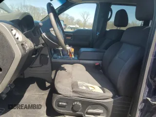 2005 Ford F-150 XLT with VIN 1FTPW14555FA18331, listed as a Copart auction lot 52236995 with 187,712 mi miles and Clean Title. Bid and sale history available at carsss.com. Image 7.