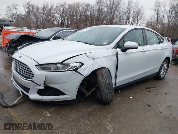 2015 Ford Fusion S with VIN 3FA6P0G70FR219905, listed as a IAAI auction lot 41228828 with 62,030 mi miles and . Bid and sale history available at carsss.com. Image 17.