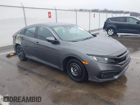 2021 Honda Civic Sedan Sport with VIN 2HGFC2F87MH548249, listed as a IAAI auction lot 41471400 with 79,553 mi miles. Bid and sale history available at carsss.com. Image 1.