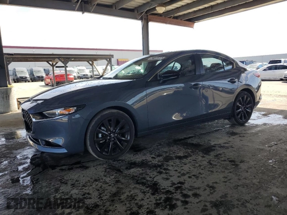 2025 Mazda 3 S Carbon Edition with VIN JM1BPBCM5S1775311, listed as a Copart auction lot 52108395 with 2,390 mi miles and Non Repairable. Bid and sale history available at DreamBid. Image 1.