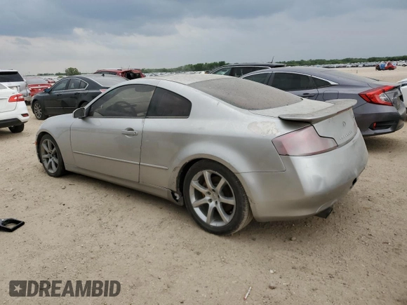 2003 Infiniti G35 Coupe w/Leather with VIN JNKCV54E43M208198, listed as a Copart auction lot 53915285 with 126,490 mi miles and Clean Title. Bid and sale history available at carsss.com. Image 2.