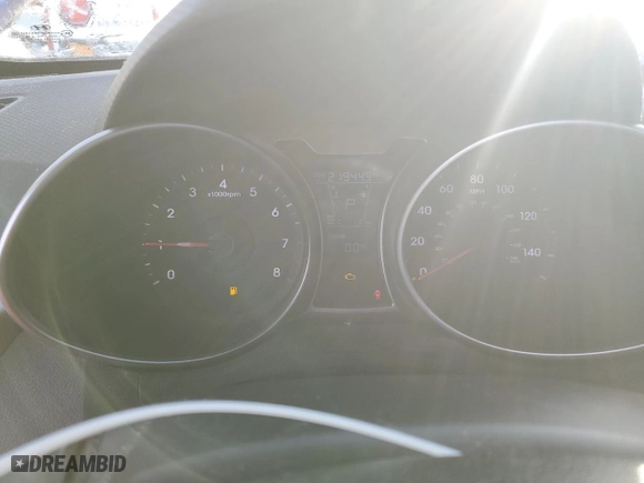 2012 Hyundai Veloster w/Gray Int with VIN KMHTC6AD0CU070440, listed as a Copart auction lot 46064545 with 219,449 mi miles and Salvage Title. Bid and sale history available at carsss.com. Image 9.