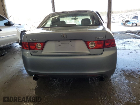 2004 Acura TSX with VIN JH4CL96864C040401, listed as a Copart auction lot 50940755 with 180,522 mi miles and Salvage Title. Bid and sale history available at carsss.com. Image 6.