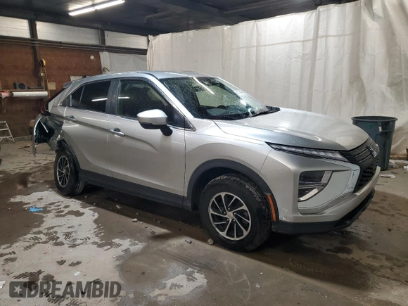 2022 Mitsubishi Eclipse Cross ES with VIN JA4ATUAA9NZ050399, listed as a Copart auction lot 81714464 with 49,265 mi miles and Salvage title. Bid and sale history available at DreamBid. Image 4.