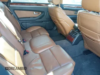 2005 Audi A8 L with VIN WAUML44E85N014712, listed as a IAAI auction lot 41463162 with 120,000 mi miles. Bid and sale history available at carsss.com. Image 8.
