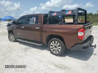 2017 Toyota Tundra Limited with VIN 5TFFW5F12HX223522, listed as a Copart auction lot 59912105 with 94,567 mi miles and Salvage title. Bid and sale history available at DreamBid. Image 2.