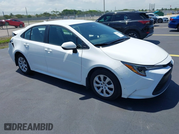2024 Toyota Corolla LE with VIN 5YFB4MDE5RP205598, listed as a IAAI auction lot 42285592 with 11,753 mi miles and . Bid and sale history available at DreamBid. Image 1.