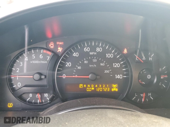 2007 Nissan Titan XE z VIN 1N6AA06BX7N227135, wystawiony jako Copart lot #84016134 z przebiegiem 120 723 mil mil oraz Nie do naprawy • Non repairable. Historia ofert i sprzedaży dostępna na DreamBid. Obrazek 9.