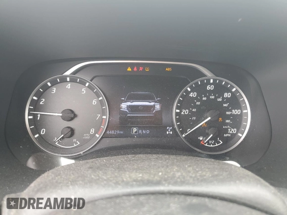 2022 Nissan Frontier S with VIN 1N6ED1EK0NN690236, listed as a Copart auction lot 44001225 with 44,829 mi miles and Salvage title. Bid and sale history available at DreamBid. Image 9.