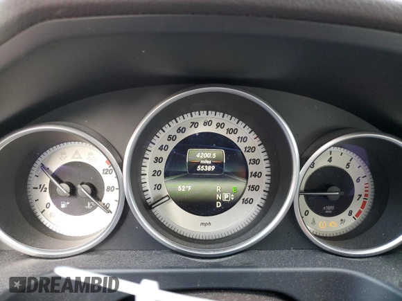 2014 Mercedes-Benz E 550 Sport with VIN WDDHF9BB5EB073256, listed as a Copart auction lot 44278285 with 55,389 mi miles and Salvage Title. Bid and sale history available at DreamBid. Image 9.