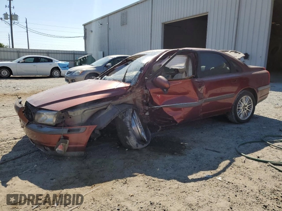 2000 Volvo S80 with VIN YV1TS90D8Y1146368, listed as a Copart auction lot 52715725 with 0 mi miles and Salvage Title. Bid and sale history available at carsss.com. Image 1.