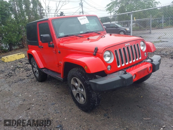 2016 Jeep Wrangler Sahara with VIN 1C4AJWBG4GL273644, listed as a IAAI auction lot 42692464 with 160,893 mi miles and . Bid and sale history available at DreamBid. Image 1.