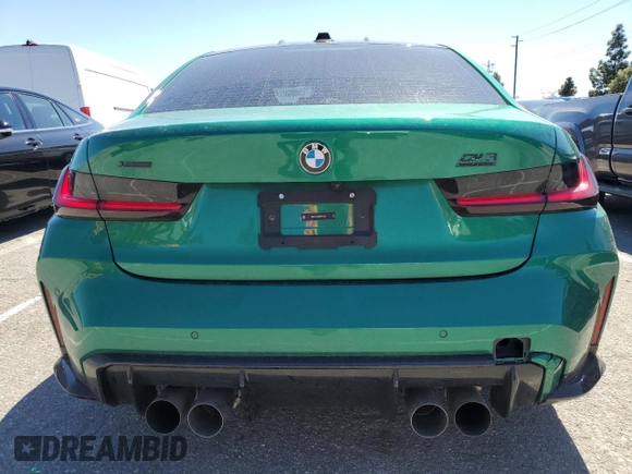 2024 BMW M3 Competition xDrive z VIN WBS43AY04RFR61948, wystawiony jako Copart lot #50260775 z przebiegiem 26 626 mil mil oraz Szkoda całkowita • Salvage title. Historia ofert i sprzedaży dostępna na DreamBid. Obrazek 6.