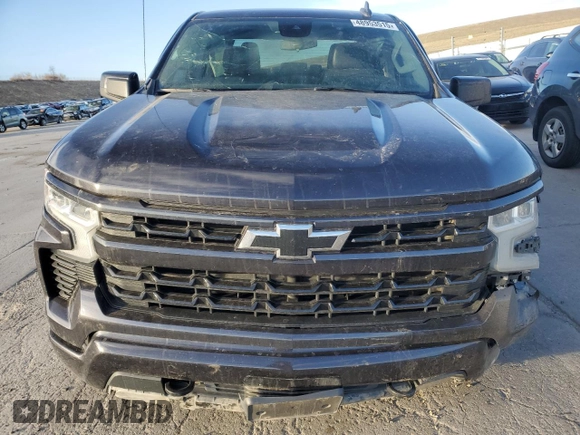 2023 Chevrolet Silverado 1500 RST with VIN 3GCUDEED9PG357715, listed as a Copart auction lot 48953515 with 33,845 mi miles and Salvage Title. Bid and sale history available at DreamBid. Image 5.
