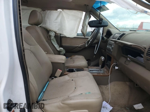 2007 Nissan Pathfinder SE with VIN 5N1AR18W67C634121, listed as a Copart auction lot 75893504 with 0 mi miles and Salvage Title. Bid and sale history available at carsss.com. Image 7.