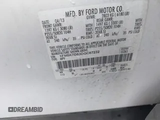 2013 Ford Explorer XLT with VIN 1FM5K7D83DGC67232, listed as a IAAI auction lot 41032227 with 151,518 mi miles. Bid and sale history available at carsss.com. Image 9.