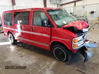 2000 Chevrolet Chevy Van z VIN 1GBFG15M4Y1211137, wystawiony jako Copart lot #75990404 z przebiegiem 137 181 mil mil oraz Nie do naprawy • Non repairable. Historia ofert i sprzedaży dostępna na DreamBid. Obrazek 4.