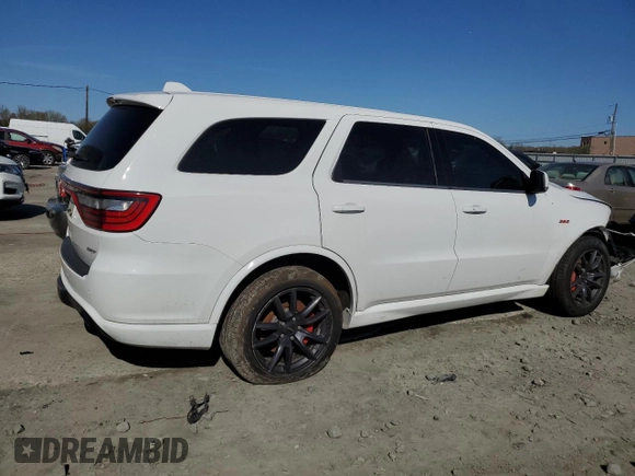 2018 Dodge Durango SRT with VIN 1C4SDJGJ1JC341666, listed as a Copart auction lot 51927205 with 86,585 mi miles and Salvage title. Bid and sale history available at DreamBid. Image 3.