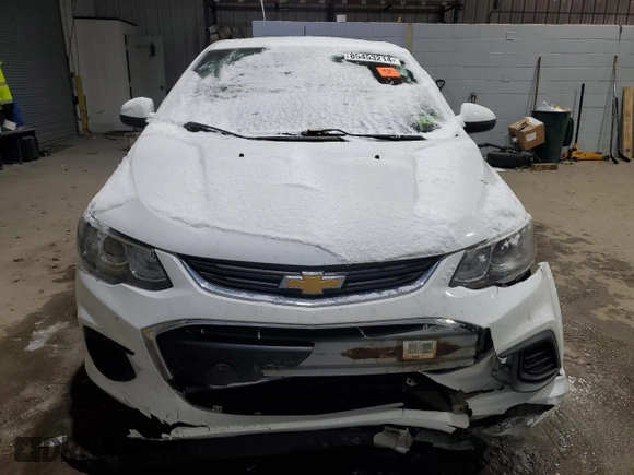 2017 Chevrolet Sonic LT with VIN 1G1JG6SG0H4155416, listed as a Copart auction lot 85453214 with Not provided miles and Salvage title. Bid and sale history available at DreamBid. Image 5.