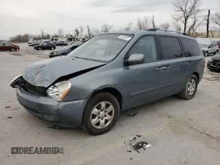 2009 Kia Sedona EX with VIN KNDMB233496314323, listed as a Copart auction lot 86199194 with 0 mi miles and Salvage Title. Bid and sale history available at carsss.com. Image 1.