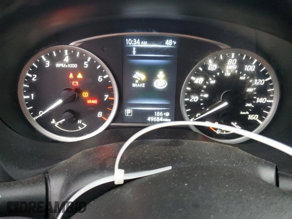 2018 Nissan Sentra SV with VIN 3N1AB7AP3JY210685, listed as a Copart auction lot 86645524 with 49,684 mi miles and Salvage Title. Bid and sale history available at DreamBid. Image 9.