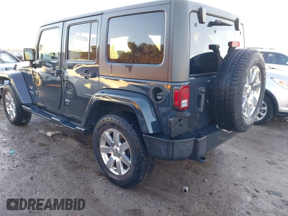 2017 Jeep Wrangler Unlimited Sahara with VIN 1C4BJWEGXHL686766, listed as a IAAI auction lot 41305319 with 97,806 mi miles. Bid and sale history available at carsss.com. Image 3.
