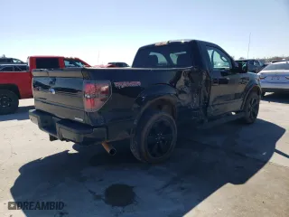 2014 Ford F-150 XL with VIN 1FTMF1CT4EFA06349, listed as a Copart auction lot 44969465 with 56,354 mi miles and Salvage Title. Bid and sale history available at carsss.com. Image 3.