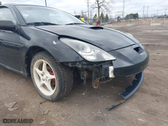 2000 Toyota Celica GT with VIN JTDDR32T7Y0006809, listed as a IAAI auction lot 41860933 with 262,014 mi miles. Bid and sale history available at carsss.com. Image 6.