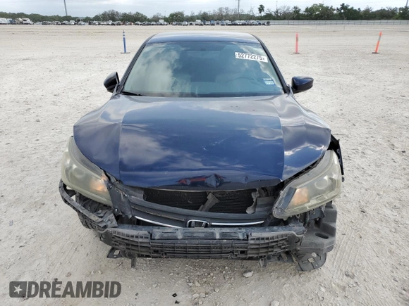 2015 Honda Accord LX with VIN 1HGCR2F30FA242825, listed as a Copart auction lot 52772275 with 122,777 mi miles and Salvage Title. Bid and sale history available at DreamBid. Image 5.