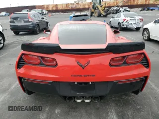 2017 Chevrolet Corvette Grand Sport 2LT with VIN 1G1YY2D79H5112303, listed as a Copart auction lot 73405874 with 23,745 mi miles and Salvage Title. Bid and sale history available at carsss.com. Image 6.
