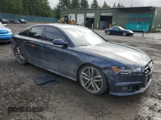 2016 Audi S6 Prestige with VIN WAUH2AFC3GN122558, listed as a Copart auction lot 47632525 with 80,719 mi miles and Salvage Title. Bid and sale history available at carsss.com. Image 4.