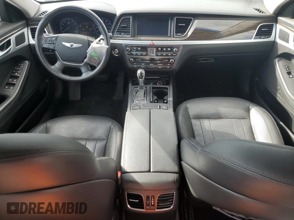 2015 Hyundai Genesis 3.8L with VIN KMHGN4JE6FU049153, listed as a Copart auction lot 71475544 with 87,477 mi miles and Salvage Title. Bid and sale history available at carsss.com. Image 8.