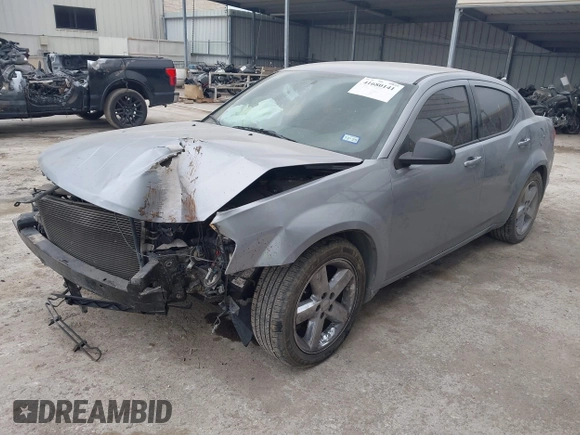 2014 Dodge Avenger SE with VIN 1C3CDZAB8EN180915, listed as a IAAI auction lot 41680141 with 147,575 mi miles. Bid and sale history available at carsss.com. Image 2.
