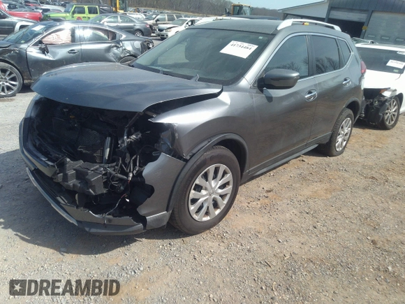 2017 Nissan Rogue SV with VIN KNMAT2MV9HP569896, listed as a IAAI auction lot 41734484 with 232,629 mi miles. Bid and sale history available at carsss.com. Image 17.