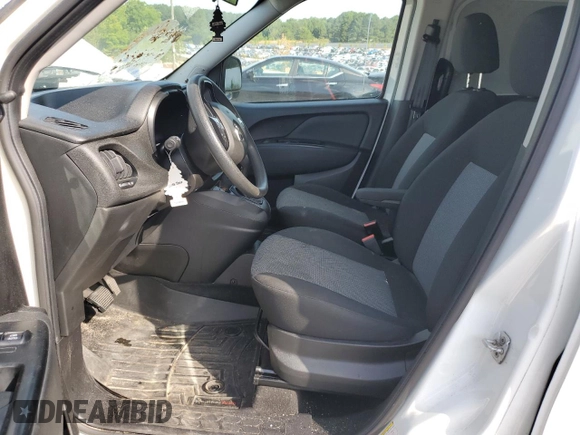 2020 Ram ProMaster City Cargo Tradesman with VIN ZFBHRFAB1L6P28247, listed as a Copart auction lot 59265814 with Not Provided miles and Salvage Title. Bid and sale history available at DreamBid. Image 7.