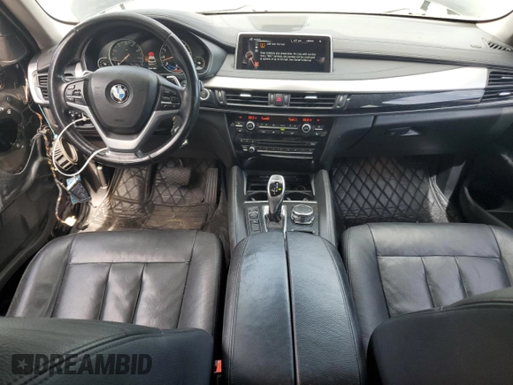 2015 BMW X6 sDrive35i with VIN 5UXKU0C58F0F92052, listed as a Copart auction lot 68066104 with 92,058 mi miles and Salvage Title. Bid and sale history available at carsss.com. Image 8.