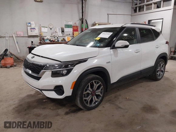 2021 Kia Seltos S with VIN KNDEUCA24M7104385, listed as a IAAI auction lot 40663983 with 51,290 mi miles. Bid and sale history available at carsss.com. Image 17.