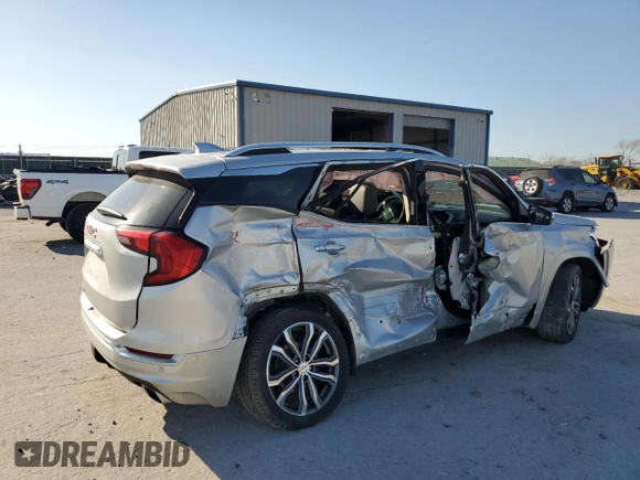 2019 GMC Terrain Denali with VIN 3GKALSEX5KL148765, listed as a Copart auction lot 48076905 with 103,379 mi miles and Salvage Title. Bid and sale history available at carsss.com. Image 3.
