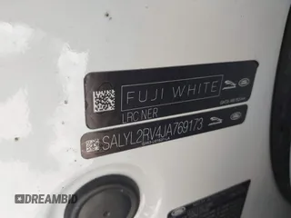2018 Land Rover Range Rover Velar R-Dynamic SE with VIN SALYL2RV4JA769173, listed as a IAAI auction lot 40775417 with 63,864 mi miles and . Bid and sale history available at DreamBid. Image 9.