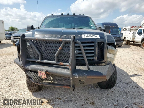 2008 Ford F-350 XL with VIN 1FTWW31R48EE60591, listed as a Copart auction lot 61618795 with 183,968 mi miles and Salvage title. Bid and sale history available at DreamBid. Image 5.