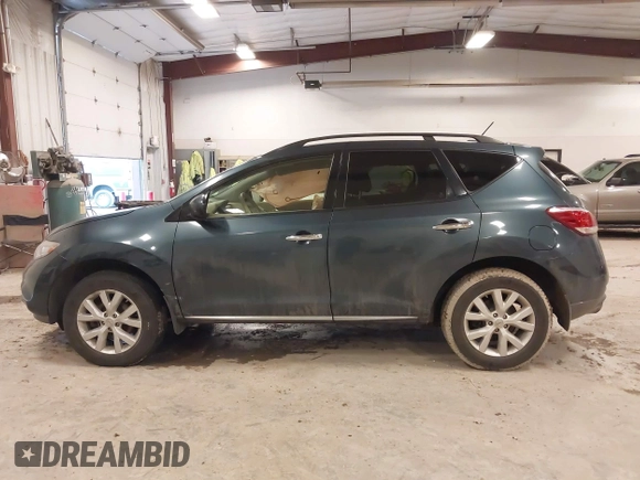 2013 Nissan Murano SV with VIN JN8AZ1MWXDW301929, listed as a IAAI auction lot 41127659 with 187,879 mi miles. Bid and sale history available at carsss.com. Image 14.