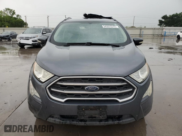 2019 Ford EcoSport SE z VIN MAJ3S2GE8KC254132, wystawiony jako Copart lot #54337575 z przebiegiem 90 221 mil mil oraz Szkody całkowita. Historia ofert i sprzedaży dostępna na DreamBid. Obrazek 5.