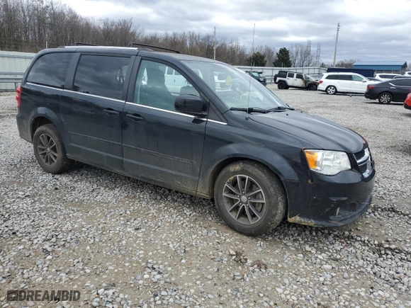 2017 Dodge Grand Caravan SXT with VIN 2C4RDGCG3HR825190, listed as a Copart auction lot 46880835 with 175,513 mi miles and Salvage Title. Bid and sale history available at carsss.com. Image 4.