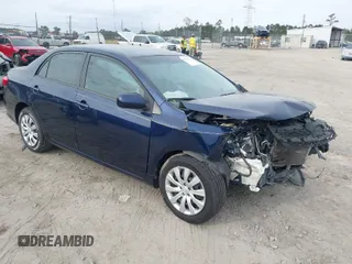 2012 Toyota Corolla L with VIN 5YFBU4EE6CP030641, listed as a IAAI auction lot 41864311 with 102,000 mi miles. Bid and sale history available at carsss.com. Image 1.