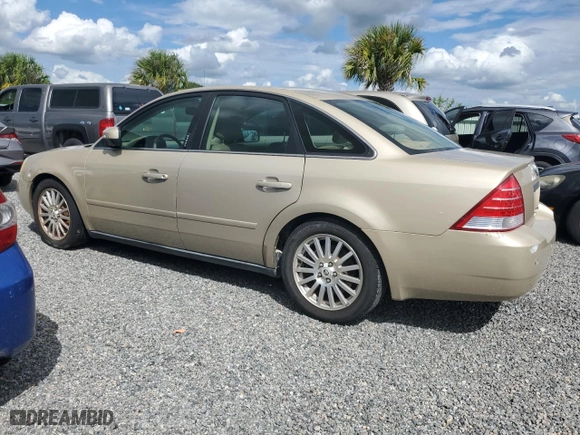 2006 Mercury Montego Premier with VIN 1MEFM42176G604087, listed as a Copart auction lot 74061984 with 0 mi miles and Salvage Title. Bid and sale history available at carsss.com. Image 2.