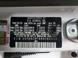 2024 Kia Sportage X-Line with VIN 5XYK6CDF6RG184553, listed as a Copart auction lot 78431414 with 7,144 mi miles and Salvage Title. Bid and sale history available at carsss.com. Image 15.